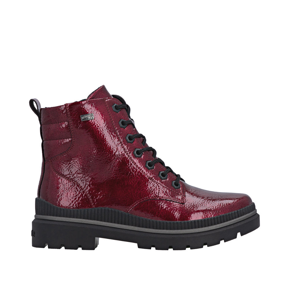 Remonte D0C82-33 Red Patent Boots