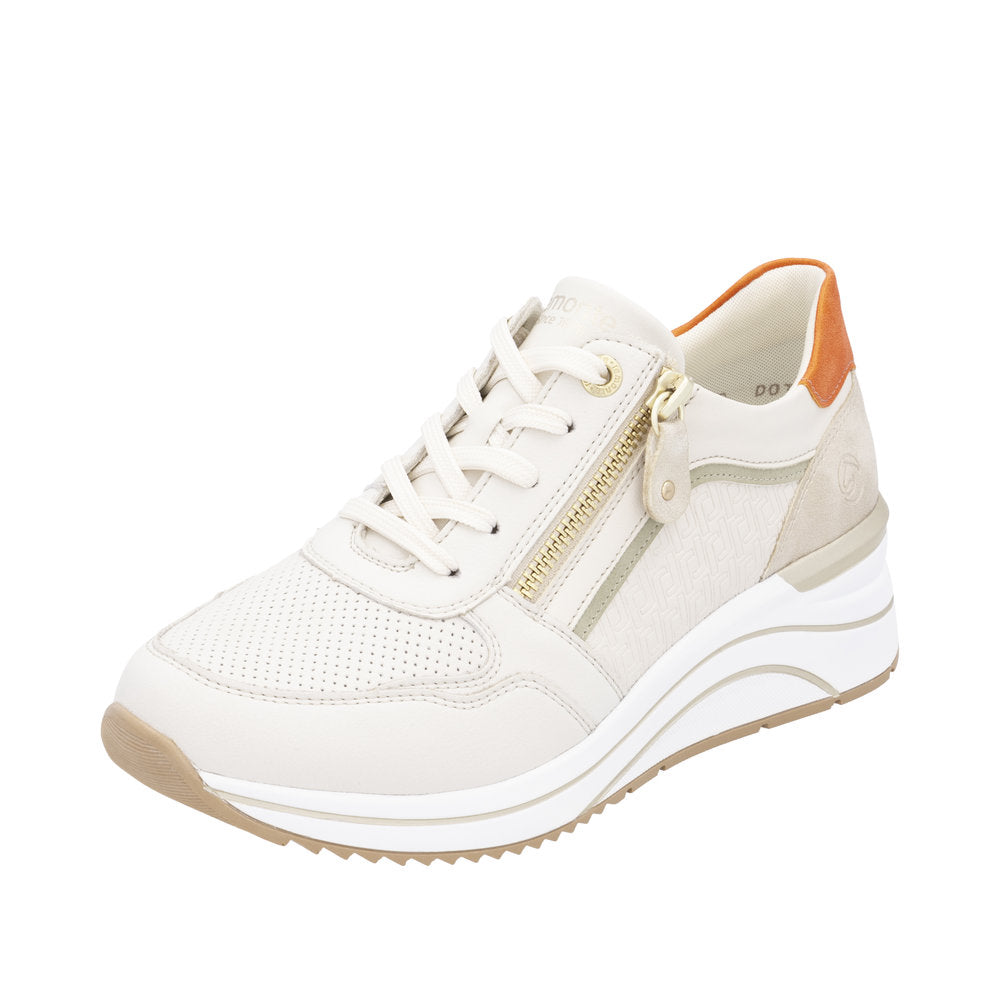 Rieker Eleni D0T10-80 White Wide Shoes