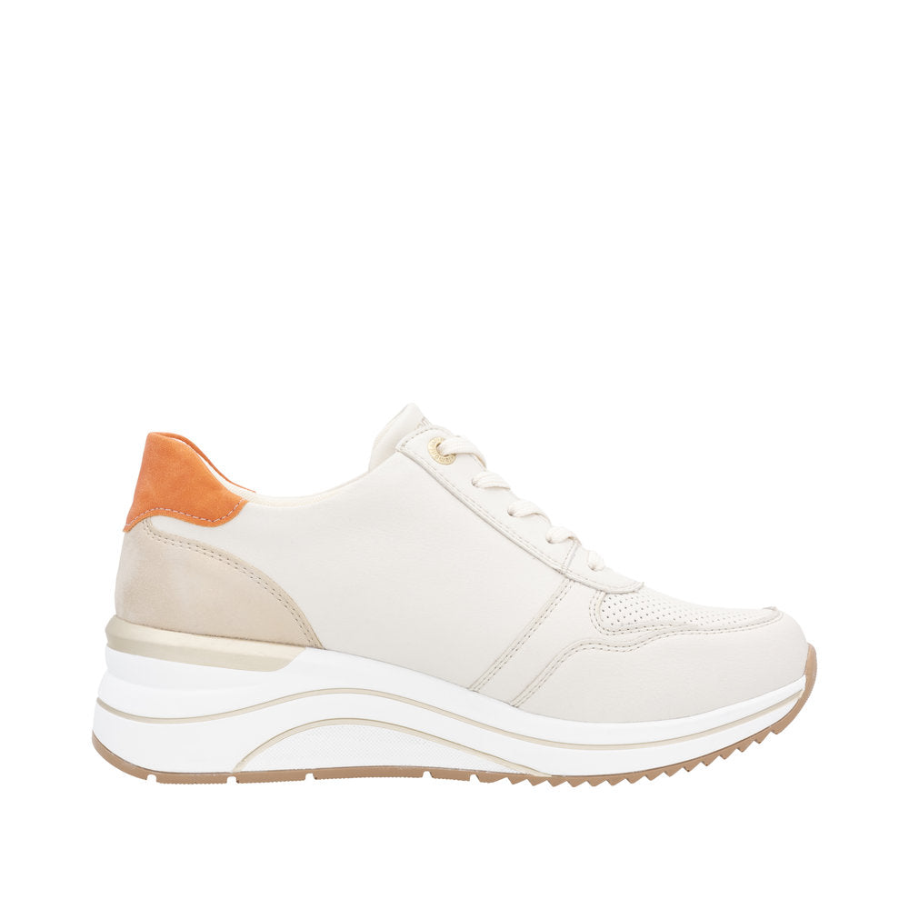 Rieker Eleni D0T10-80 White Wide Shoes