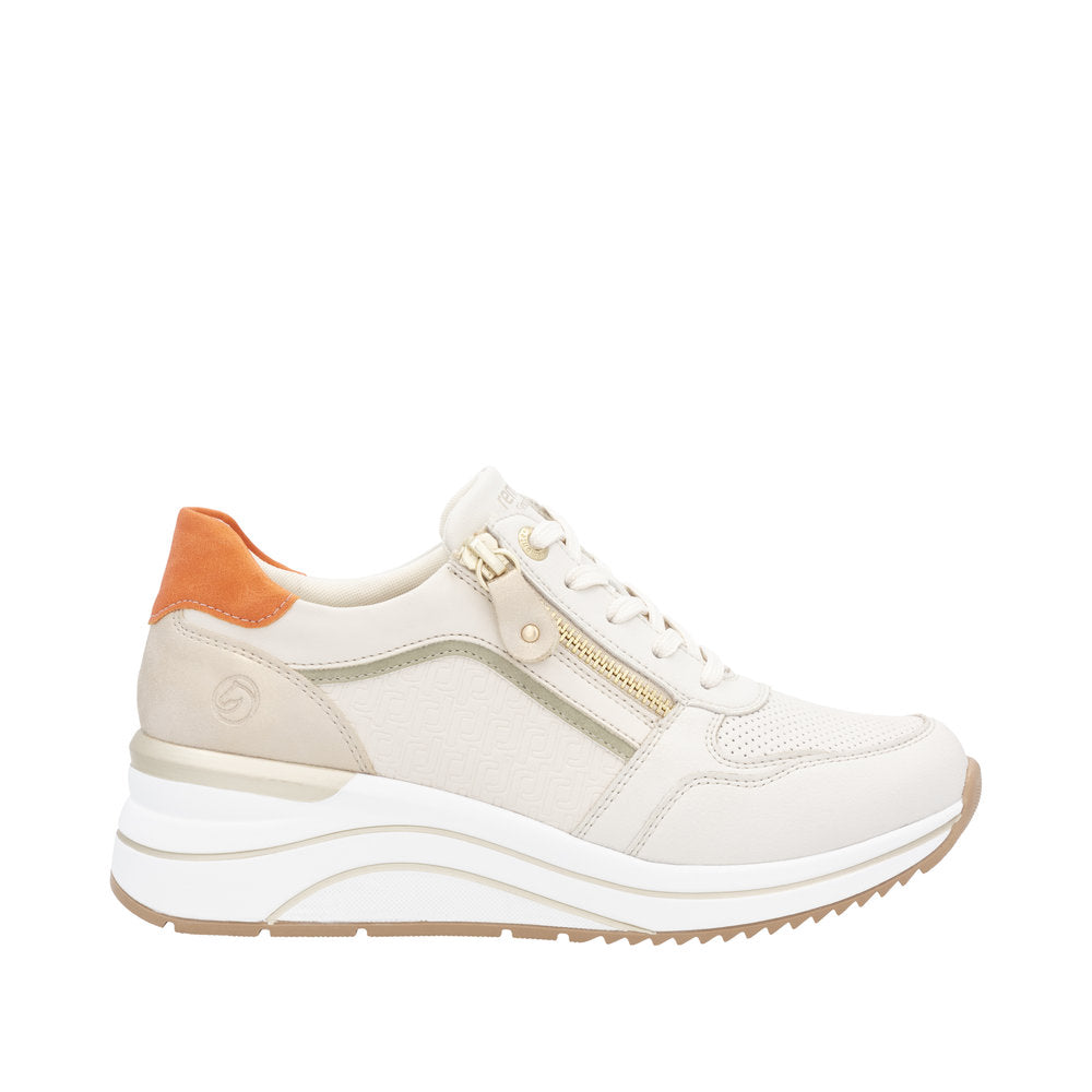 Rieker Eleni D0T10-80 White Wide Shoes