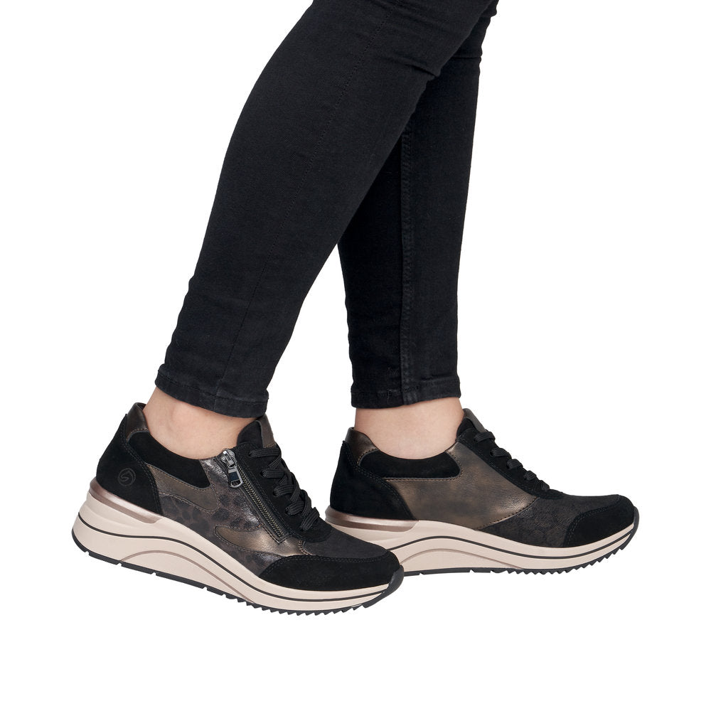 Remonte D0T23-03 Eleni Black Wide Shoes