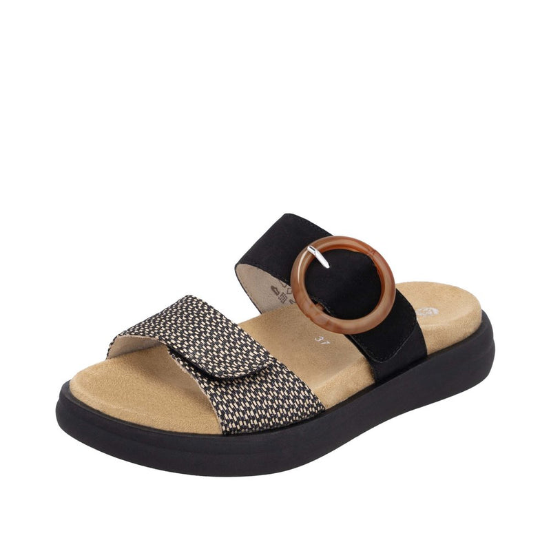 Remonte D2N51-03 Black Combination Sandals