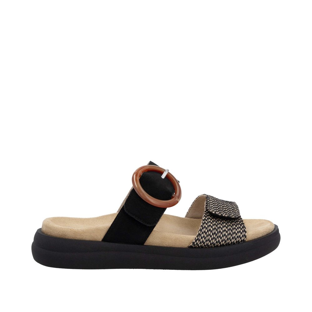 Remonte D2N51-03 Black Combination Sandals