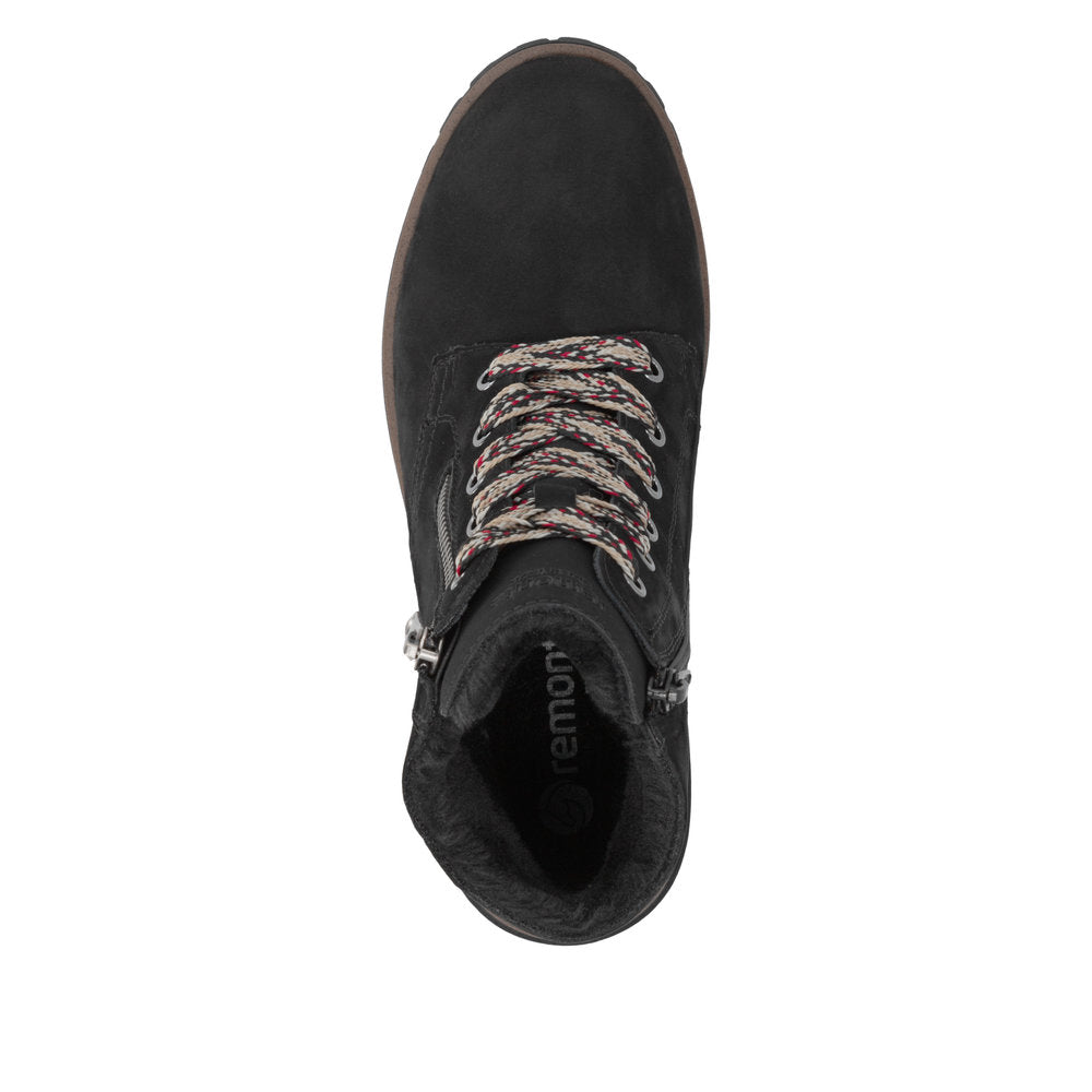 Remonte D3W70-02 Claire Black Wide Boots