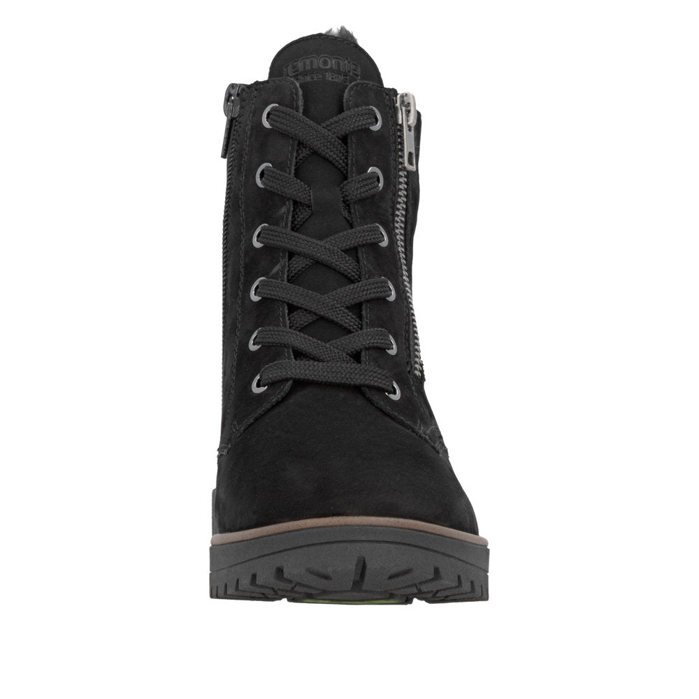 Remonte D3W70-02 Claire Black Wide Boots