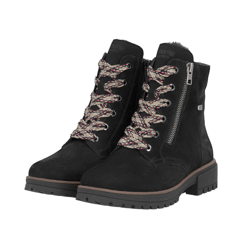 Remonte D3W70-02 Claire Black Wide Boots