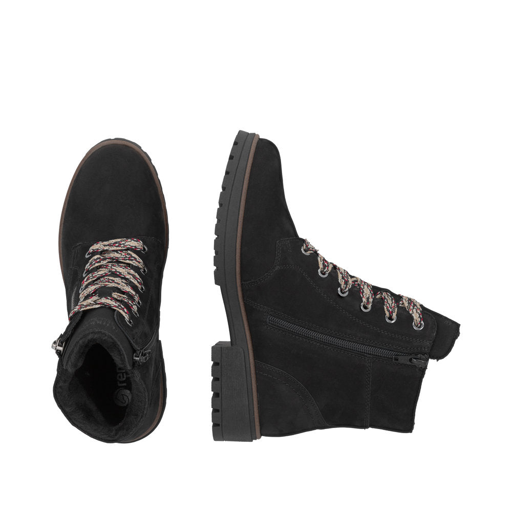 Remonte D3W70-02 Claire Black Wide Boots