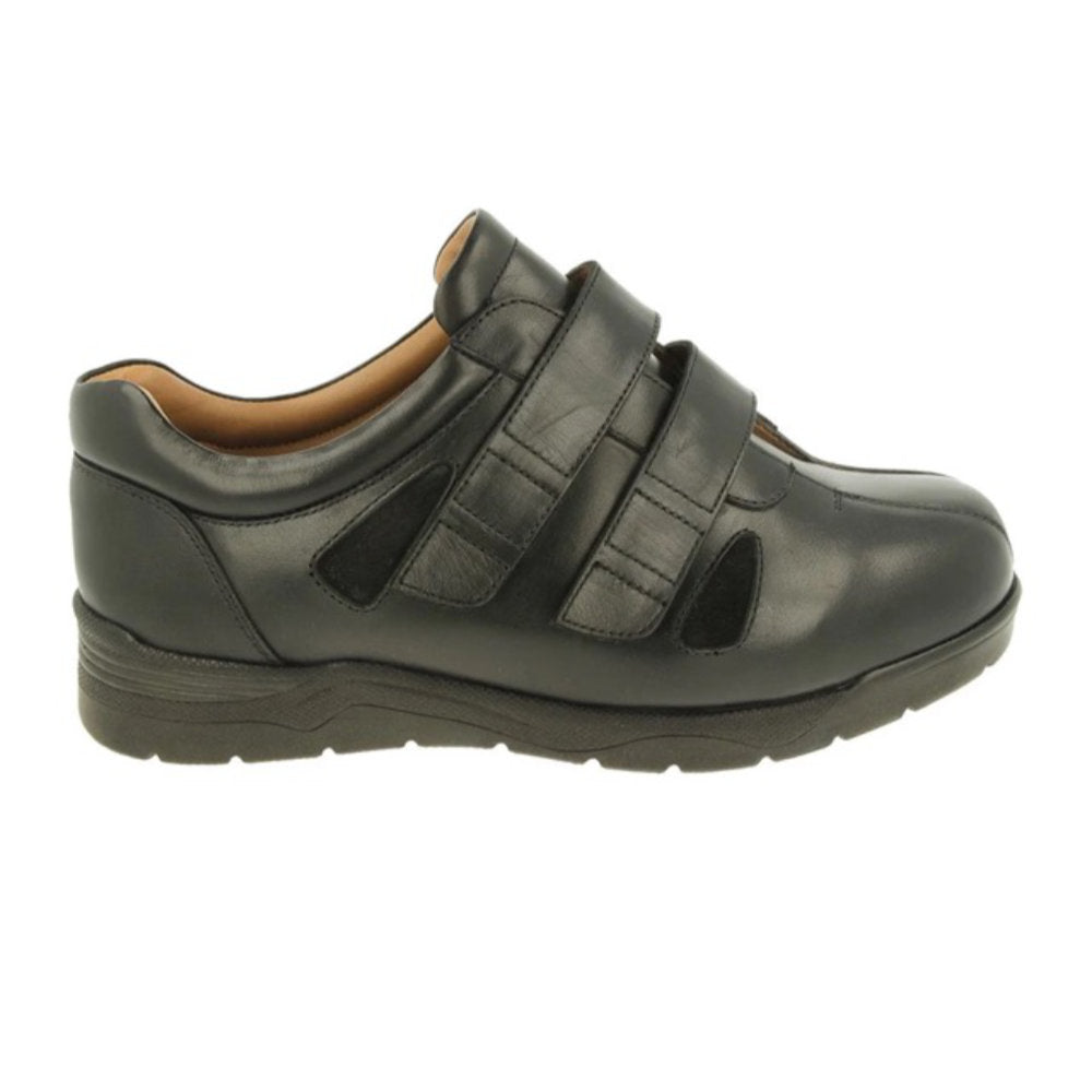 DB Shoes Darren Black Leather Shoes 6V