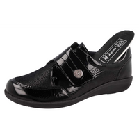DB Shoes Ember Black Patent Shoes 2V