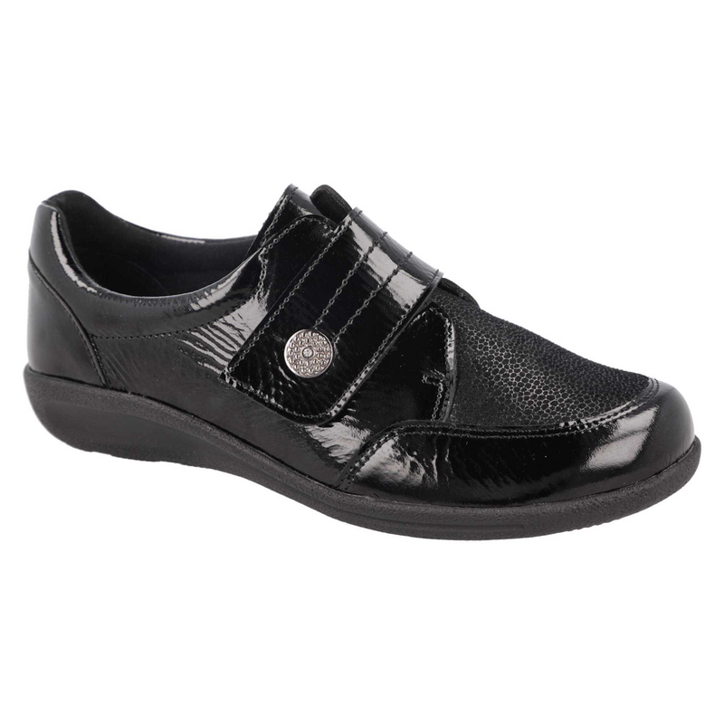 DB Shoes Ember Black Patent Shoes 2V