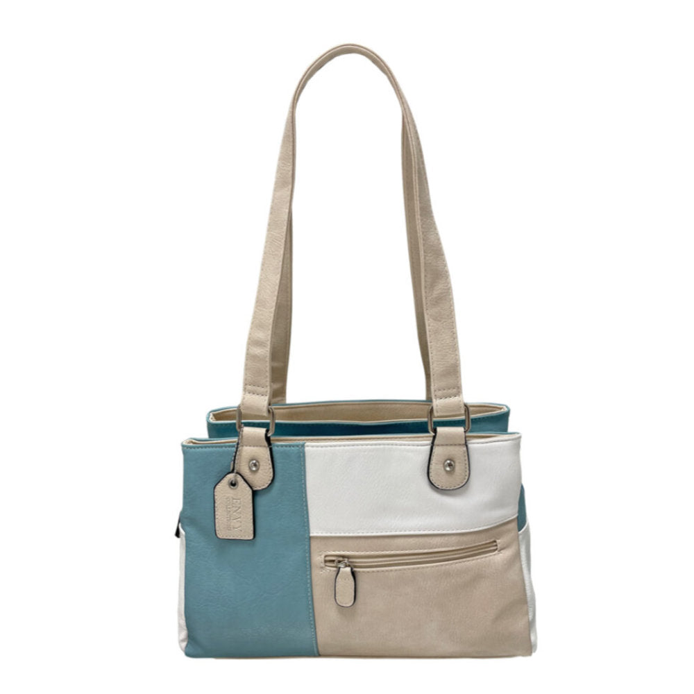 Envy Evie Blue/Beige Bag