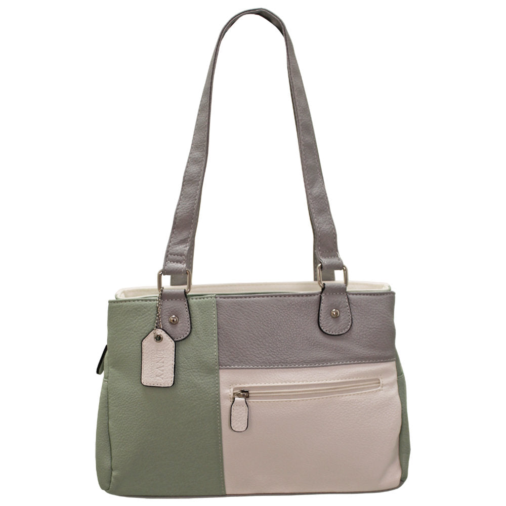 Envy Evie Green/Grey Bag