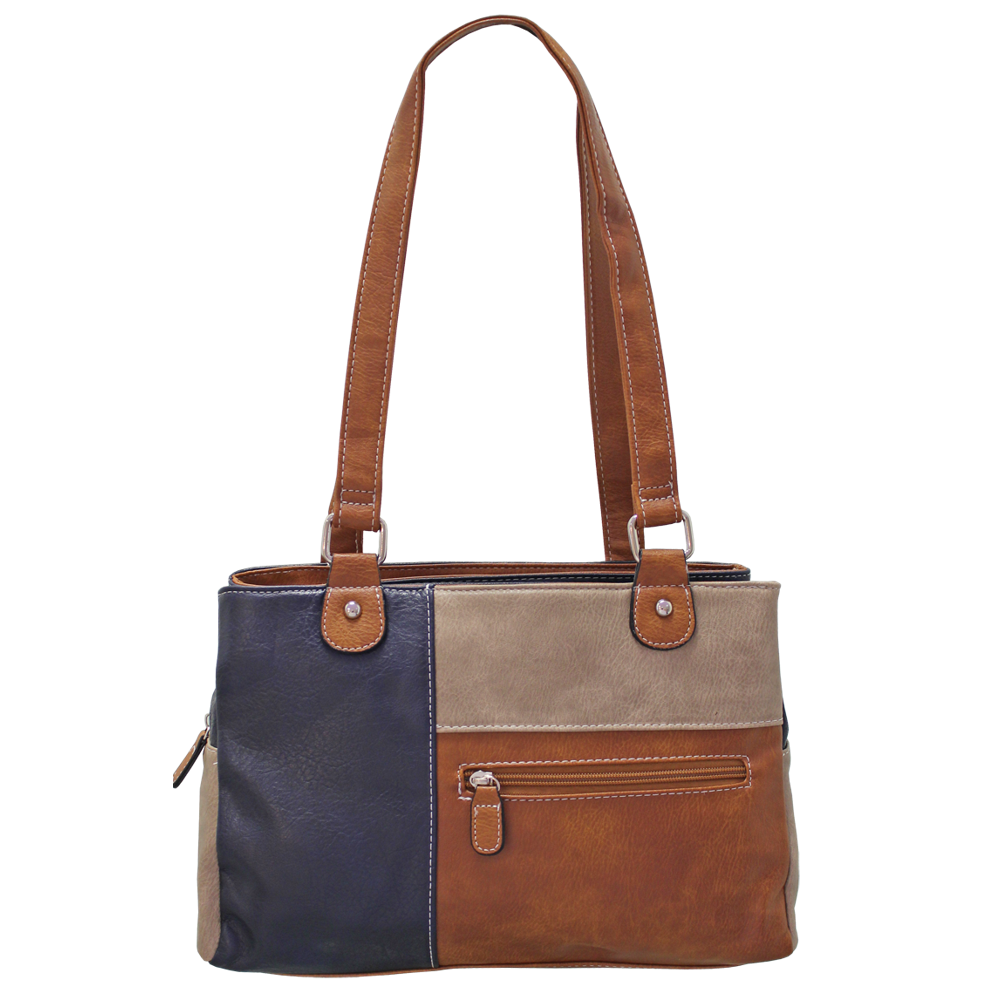 Envy Evie Tan/Navy Bag