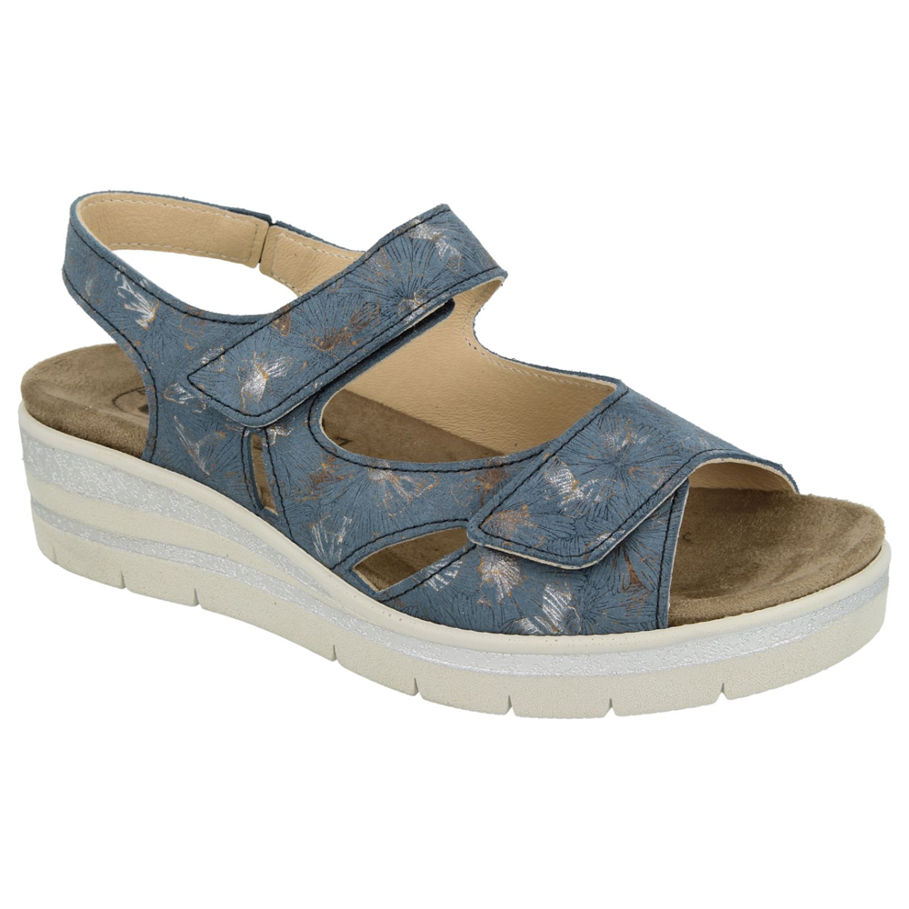 DB Shoes Flutter Blue Sandals 2V