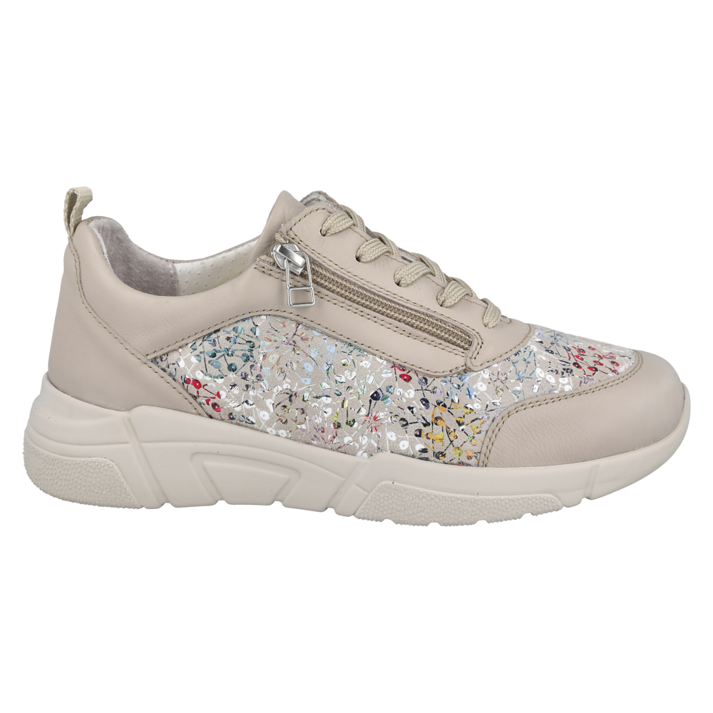 DB Shoes Grace Beige Leather / Stretch Shoes 6V