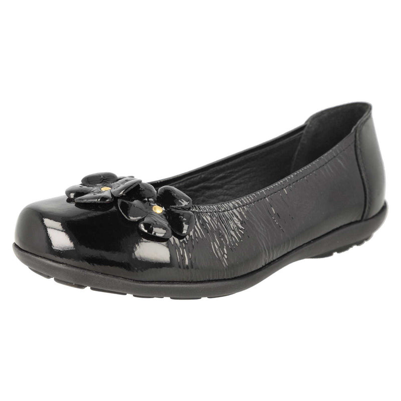 DB Shoes Imani Black Patent Shoes 2V