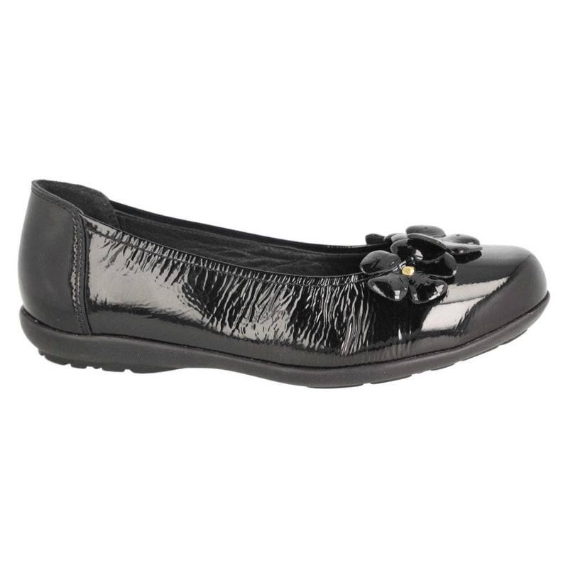 DB Shoes Imani Black Patent Shoes 2V