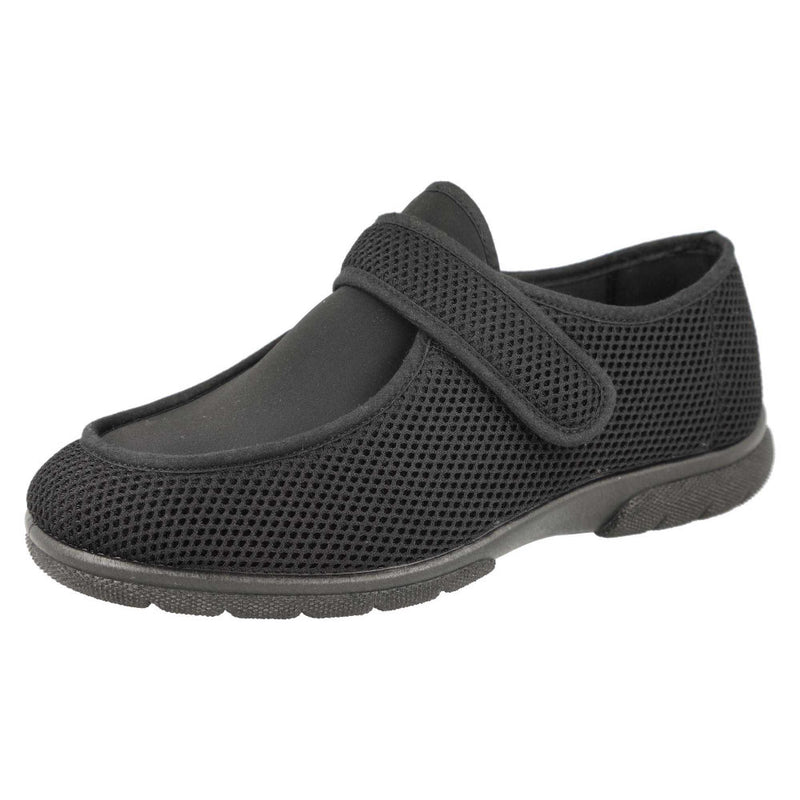 DB Shoes Jamie Black Stretch Textile Shoes 6V
