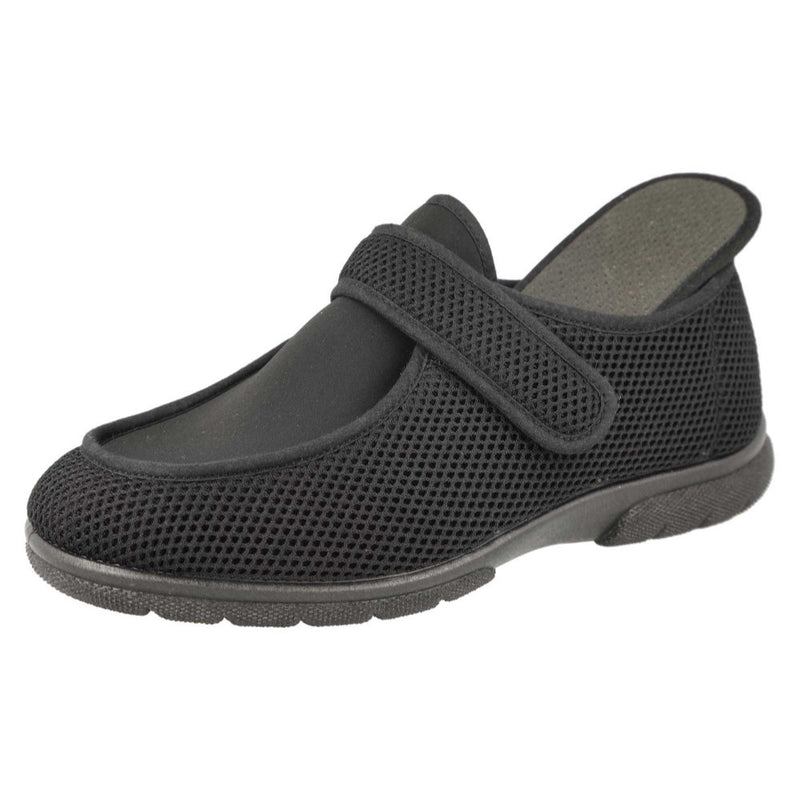DB Shoes Jamie Black Stretch Textile Shoes 6V