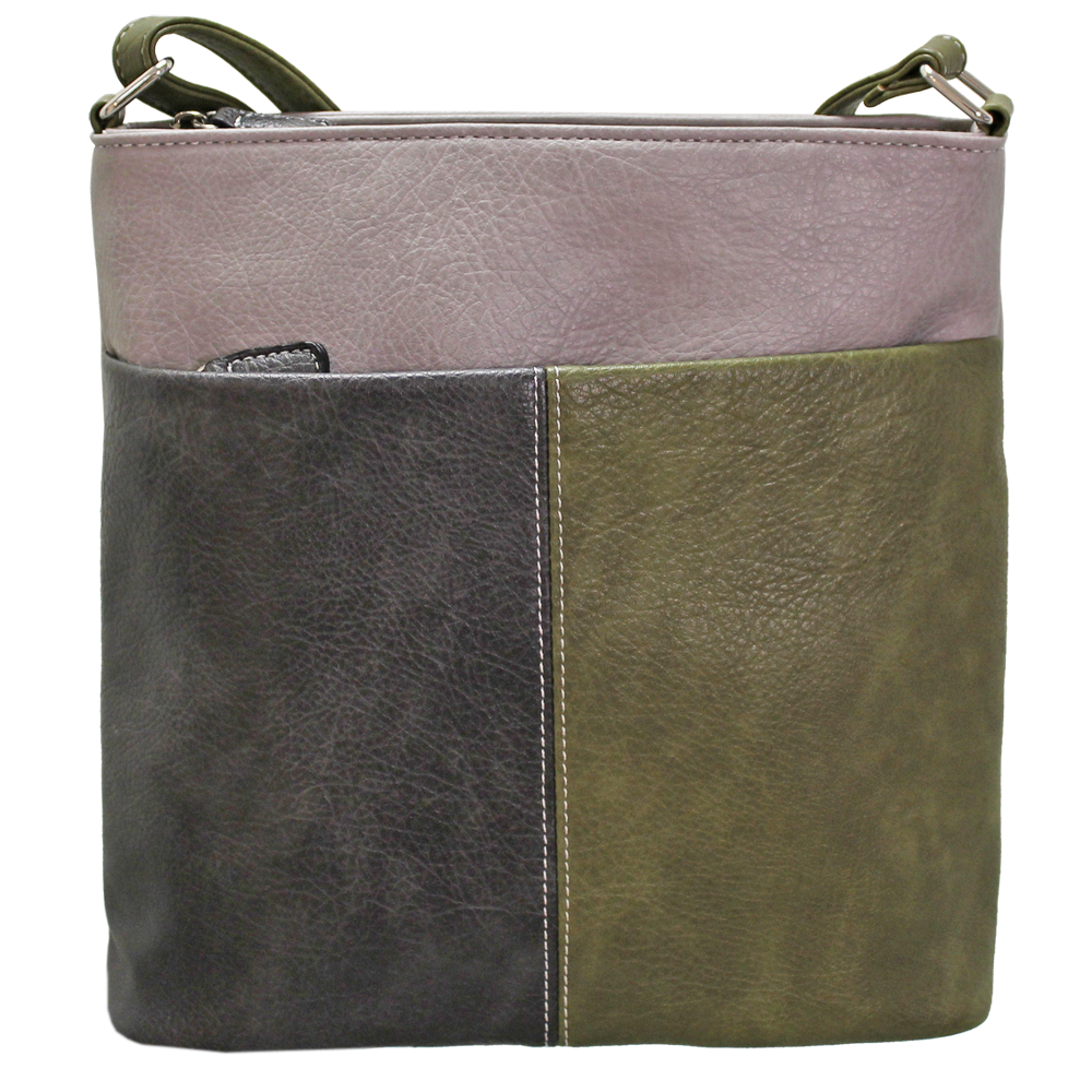 Envy Julie Khaki/Grey Bag