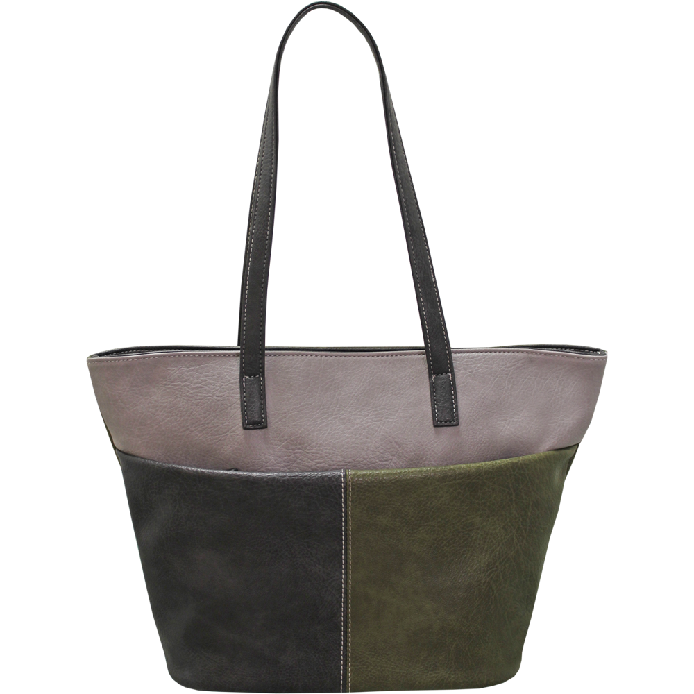 Envy Kirsty Khaki/Grey Bag