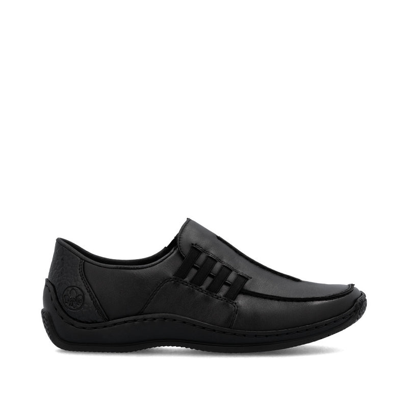 Rieker L1777-00 Womens Black Shoes