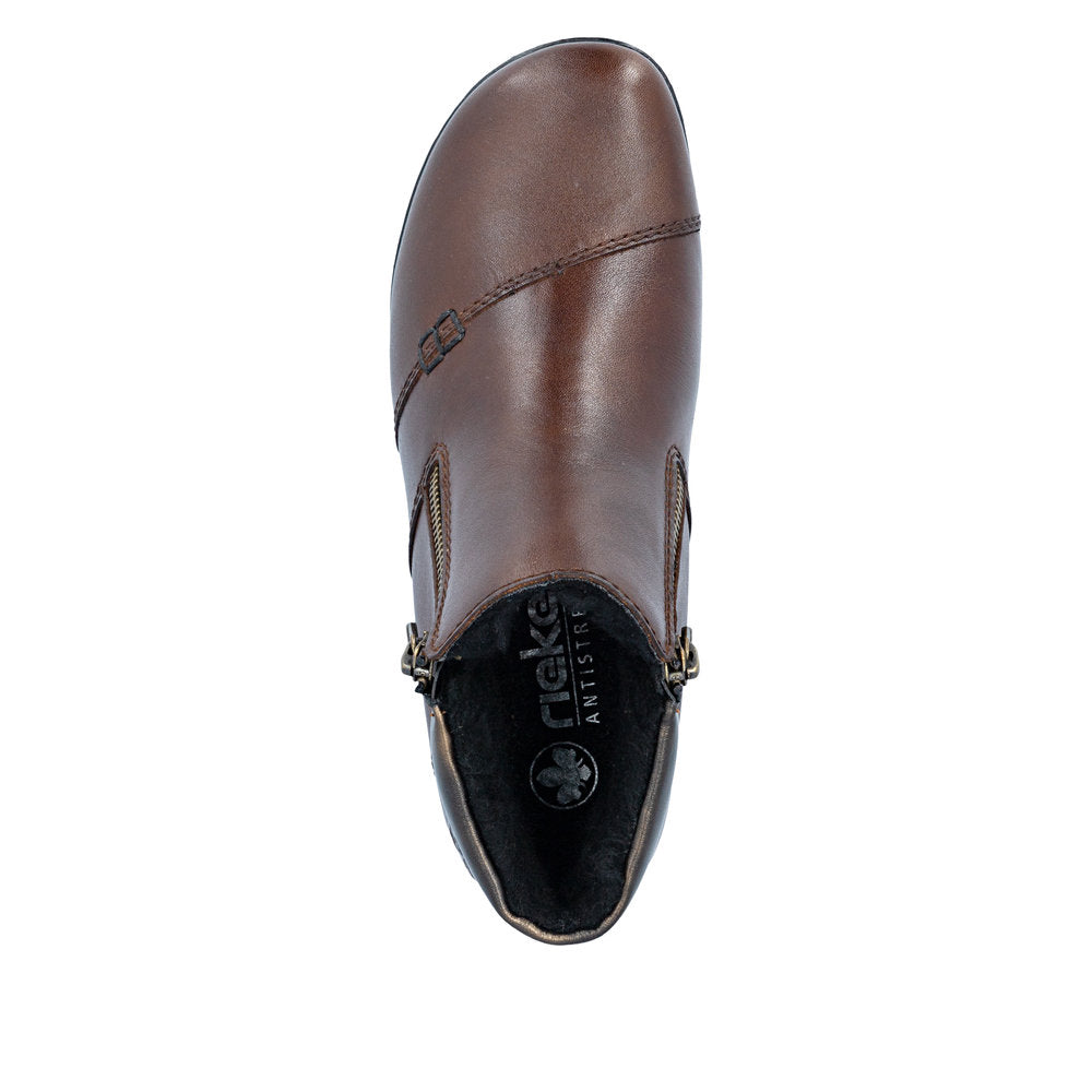 Rieker Birthe L4655-27 Wide Brown Boots