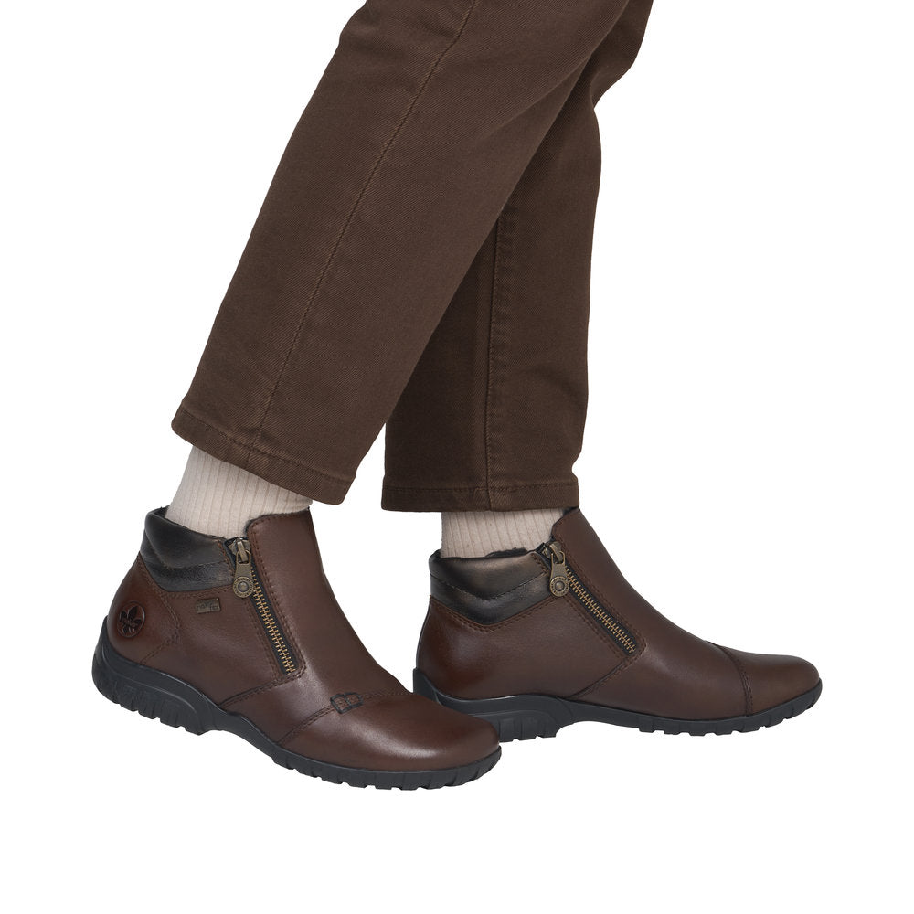 Rieker Birthe L4655-27 Wide Brown Boots