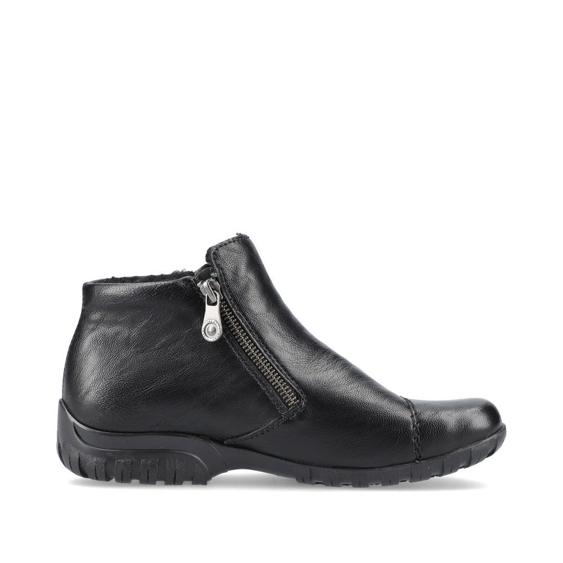 Rieker L4663-01 Womens Black Wide Boots
