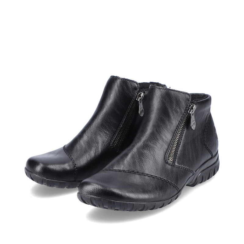 Rieker L4663-01 Womens Black Wide Boots