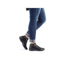 Rieker L4663-01 Womens Black Wide Boots