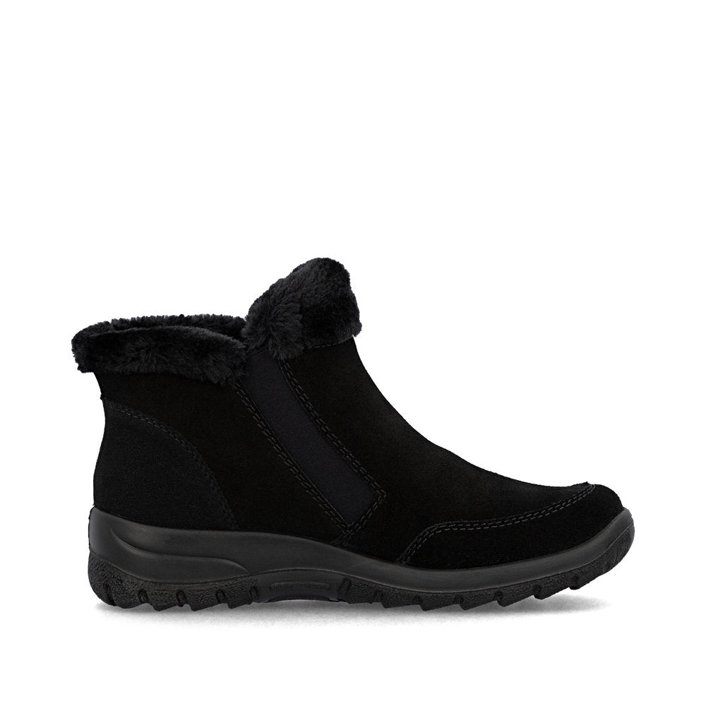 Rieker L7188-00 Womens Black Boots