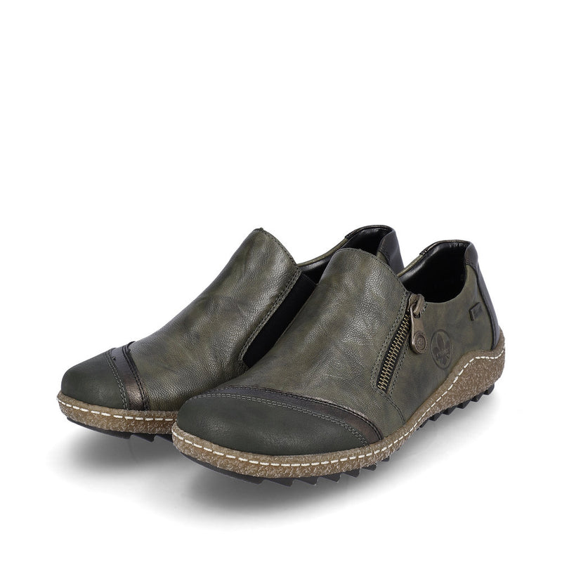 Rieker L7571-54 Womens Green Shoes