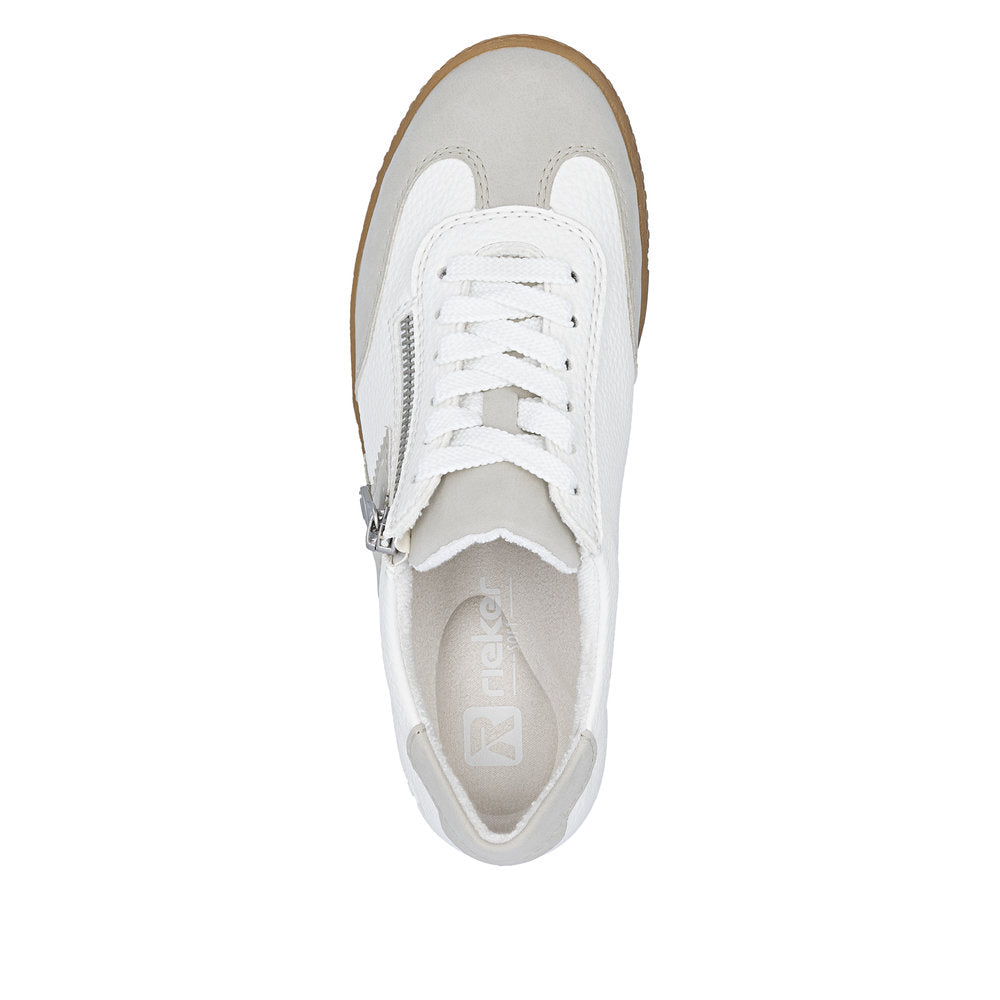 Rieker Jara L9700-80 White Shoes