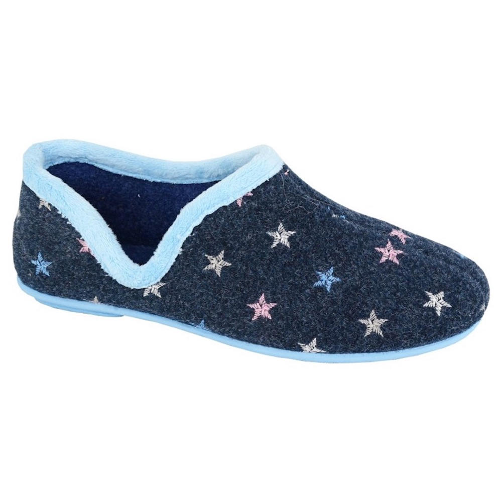 Sleepers LS177C Aria Navy Blue Slipper