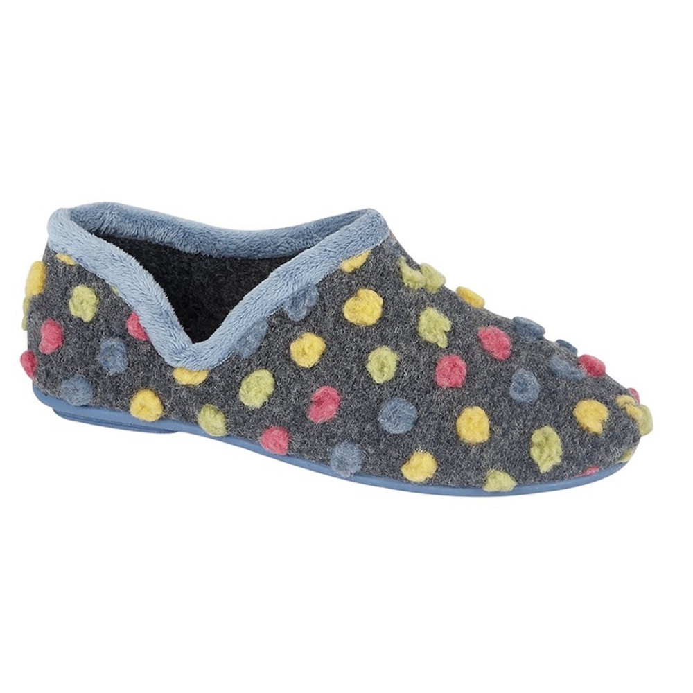 Sleepers Jade LS311LC Light Blue/Multi Slippers