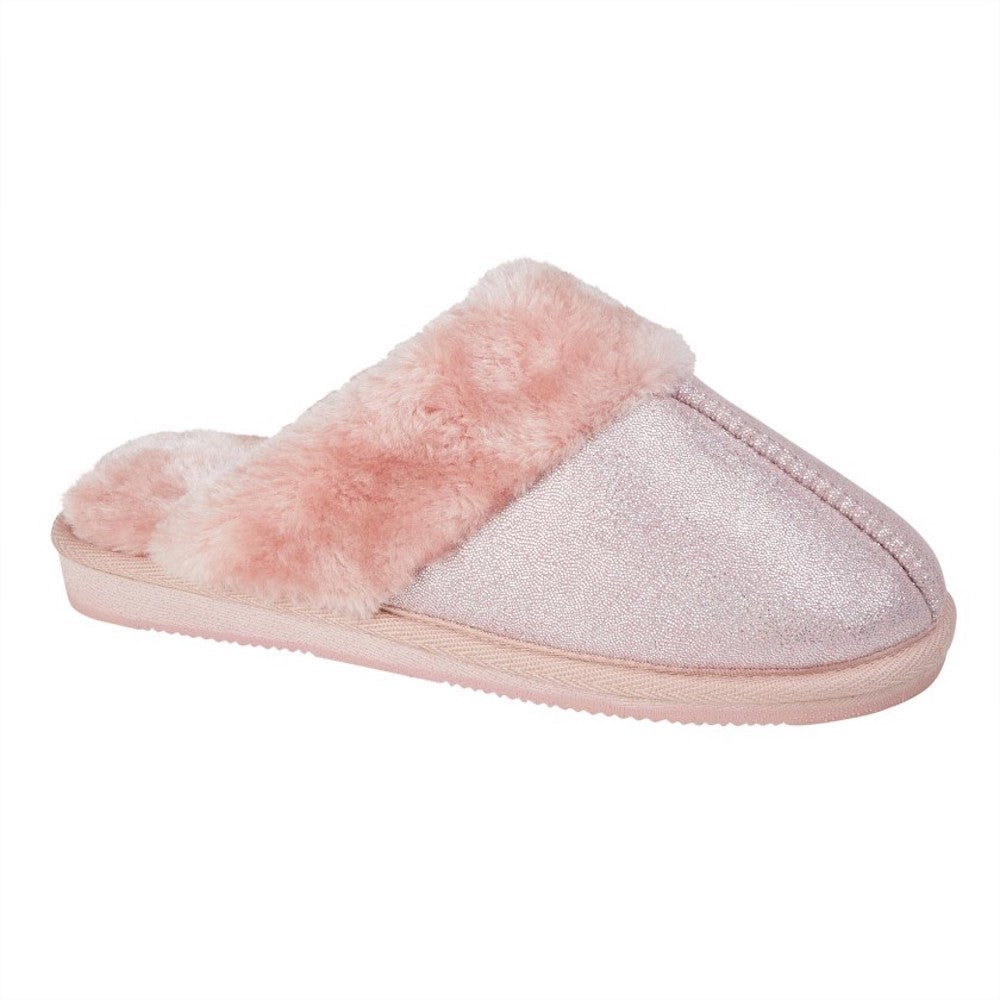 Sleepers Juliet LS859PK Pink Glitter Slippers