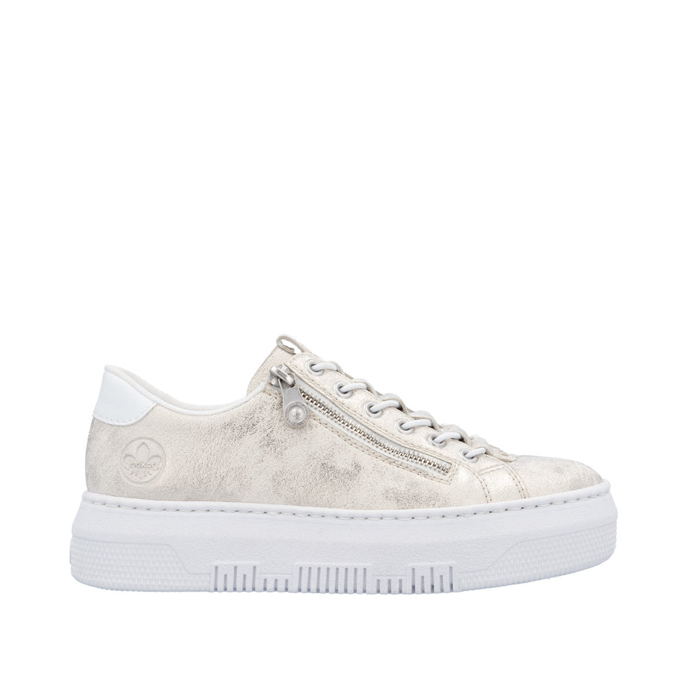 Rieker M1953-60 Beige Combination Shoes