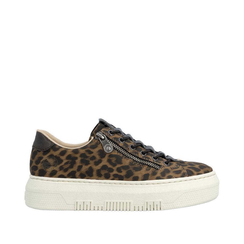 Rieker M1953-90 Leopard Print Casual Shoes