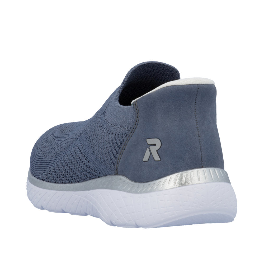 Rieker Edith M5072-10 Blue Wide Shoes