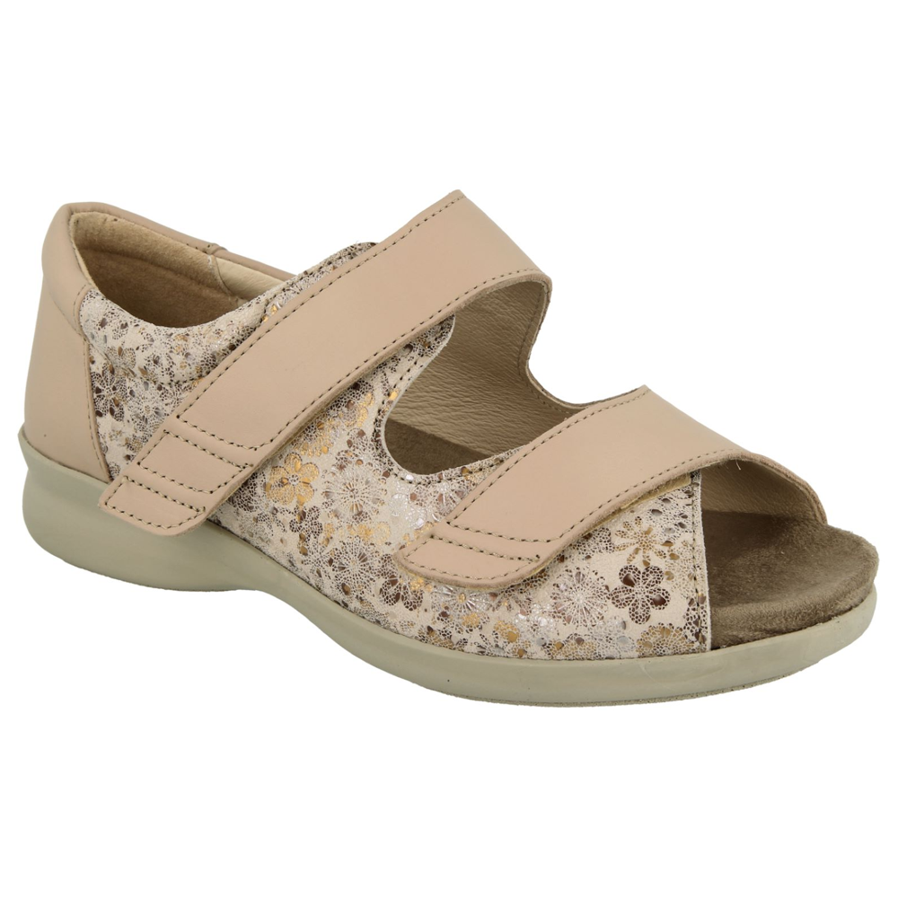 DB Shoes Madeira Cream / Floral Sandals 6V