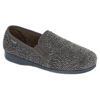 Sleepers MS416B Joseph Brown Check Slipper