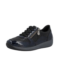 Rieker N1100-14 Midnight/Black Wide Shoes