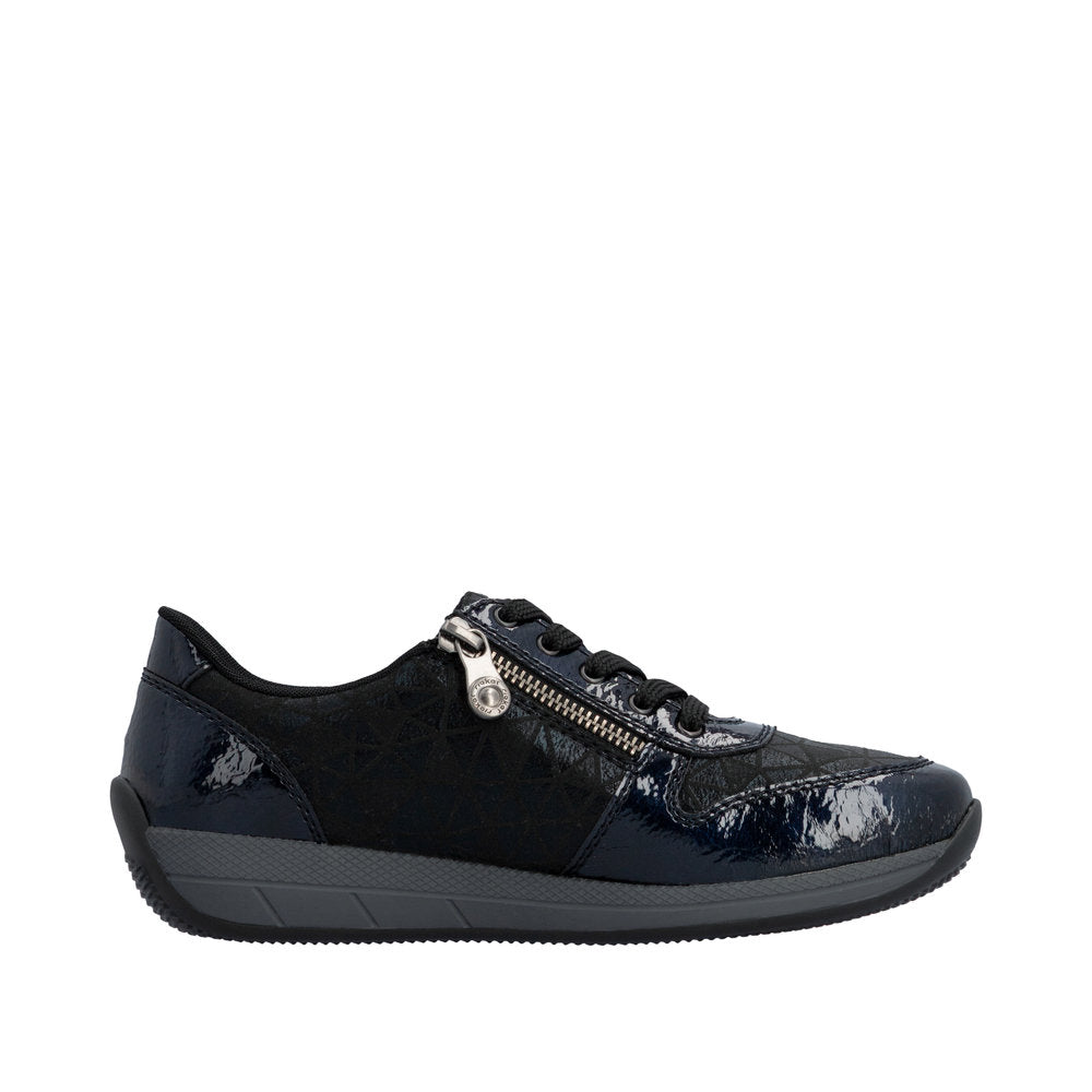 Rieker N1100-14 Midnight/Black Wide Shoes