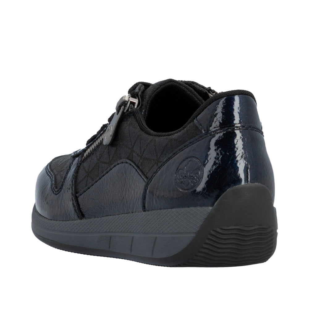 Rieker N1100-14 Midnight/Black Wide Shoes