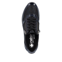 Rieker N1100-14 Midnight/Black Wide Shoes