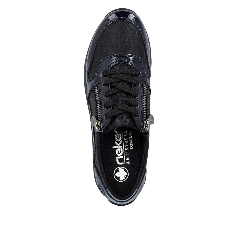 Rieker N1100-14 Midnight/Black Wide Shoes