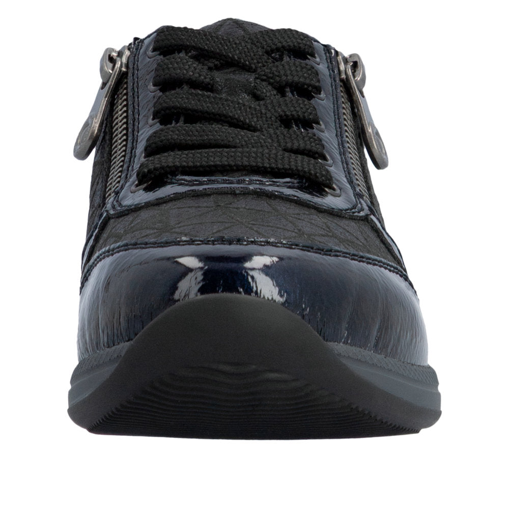 Rieker N1100-14 Midnight/Black Wide Shoes