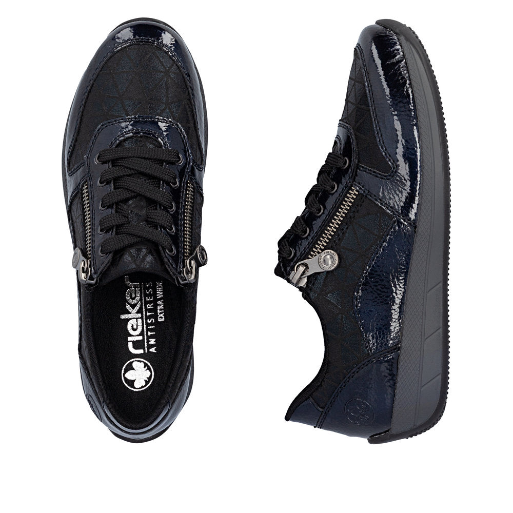 Rieker N1100-14 Midnight/Black Wide Shoes