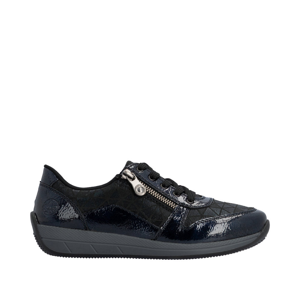 Rieker N1100-14 Midnight/Black Wide Shoes
